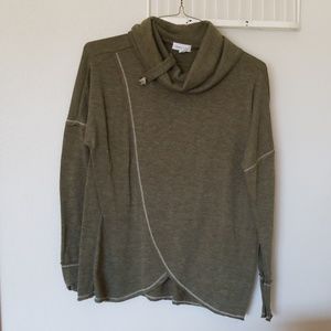 Olive green pullover